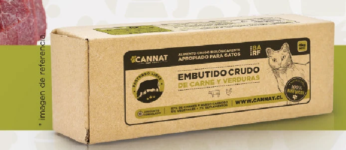 BARF de pollo y vacuno CANNAT